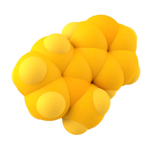 nicotine molecule showing its two-ring system