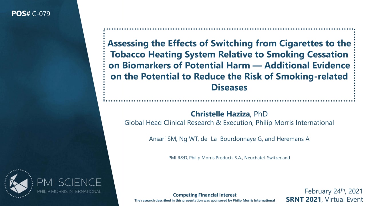 Assessing the Effects of Switching from Cigarettes to the Tobacco Heating System Relative to Smoking Cessation on Biomarkers of Potential Harm – Additional Evidence on the Potential to Reduce the Risk of Smoking-related Diseases